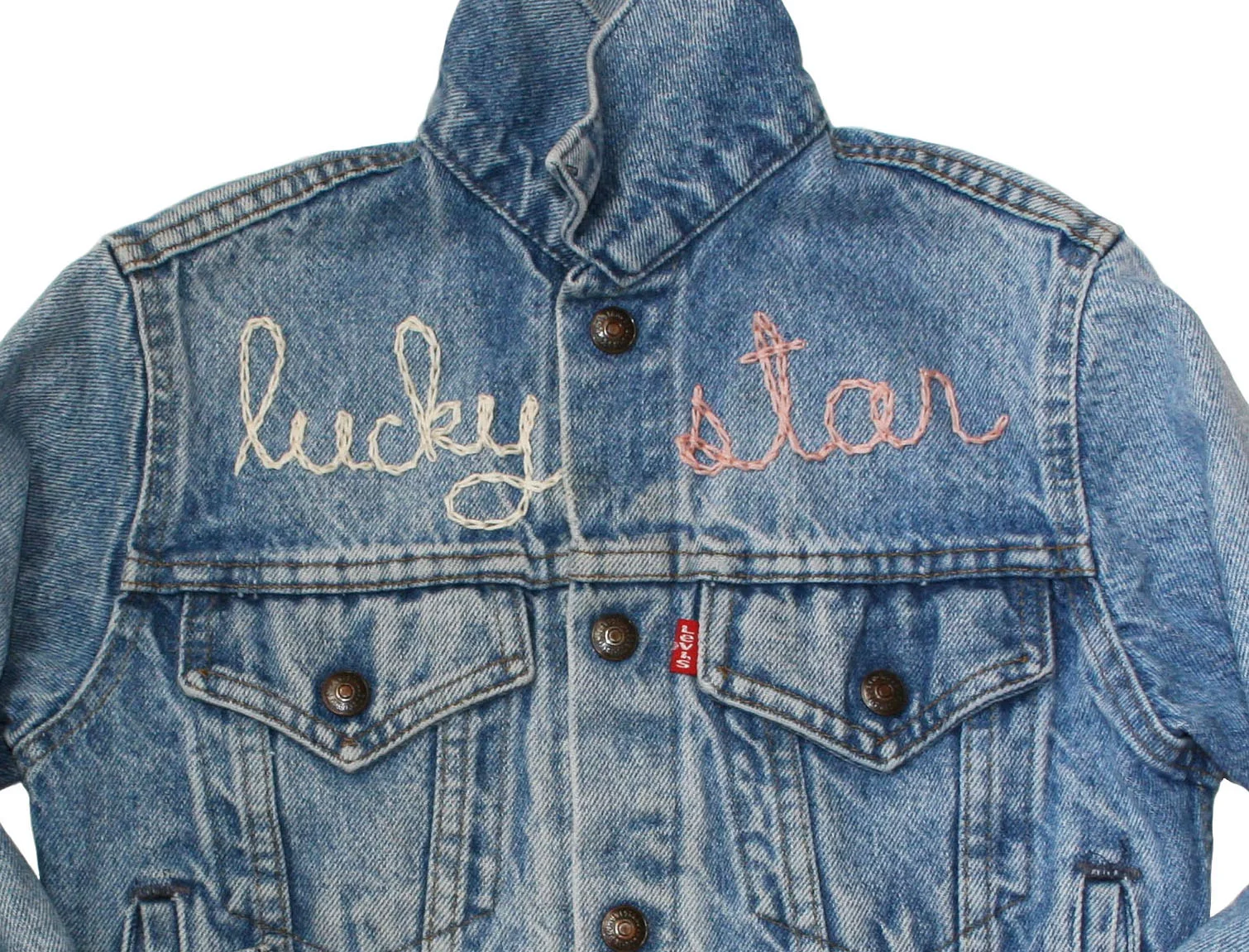 LUCKY STAR: CUSTOM vintage Levis/Lee jean jacket — SiD NYC